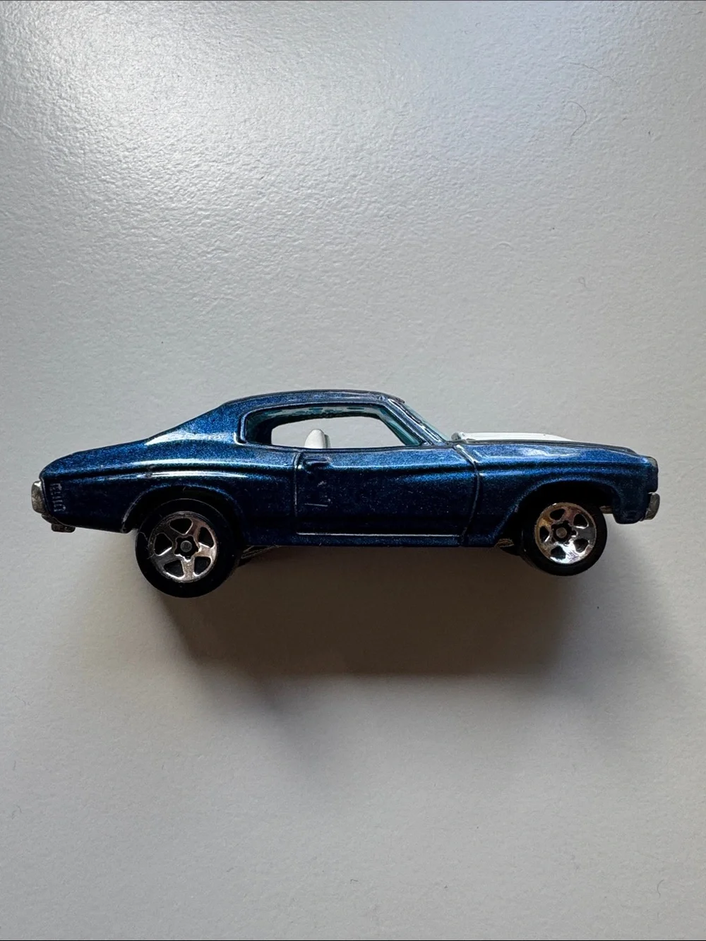 Hot Wheels Chevelle SS Blue Car